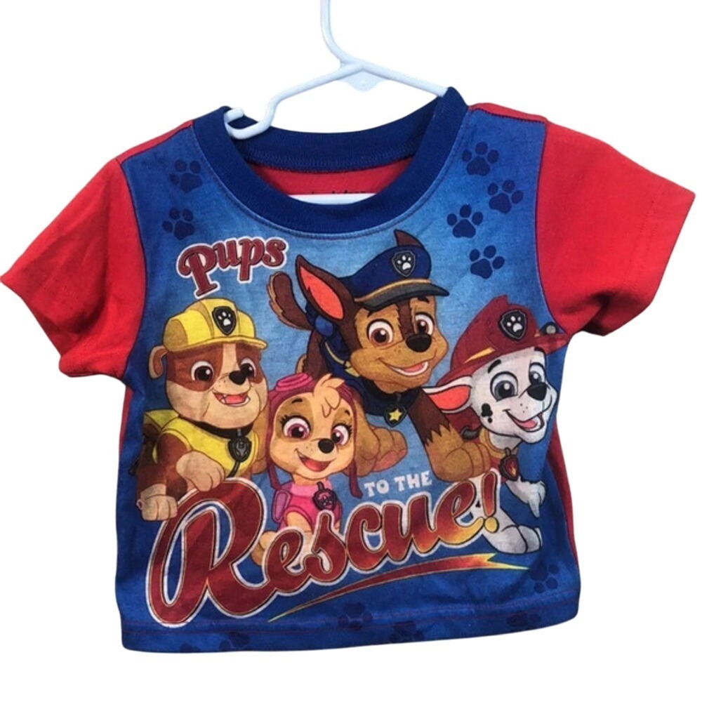 Paw Patrol Pups to the Rescue‎ Nickelodeon Toddler T-Shirt Size 2T